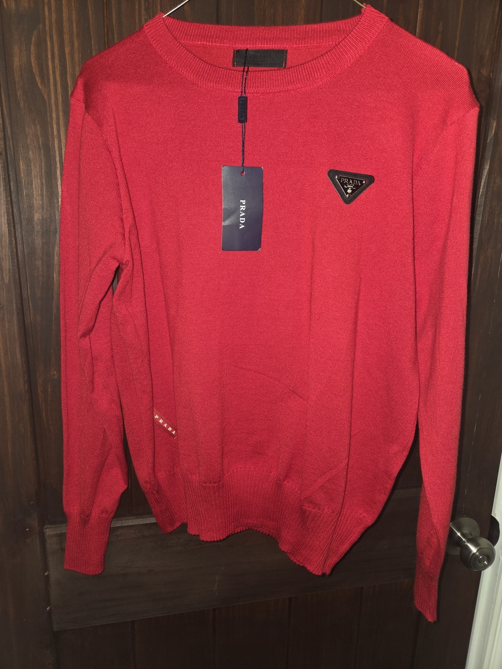 Womens Red Knit Sweater NWT
